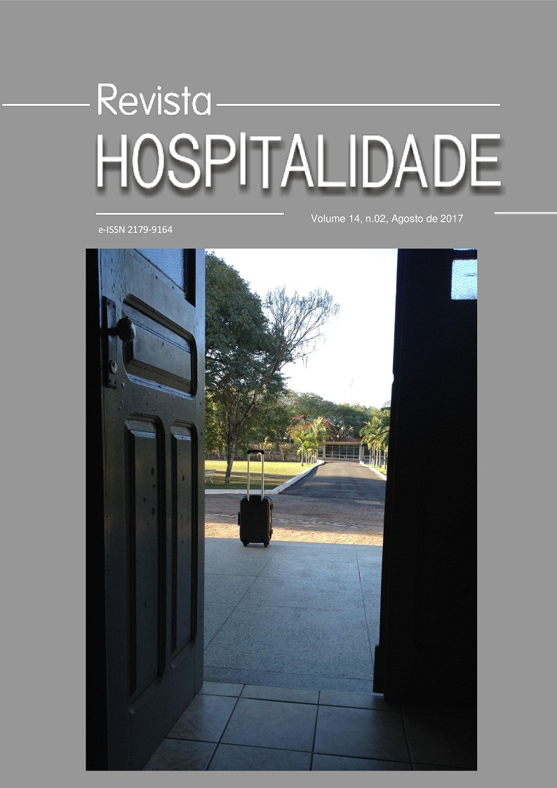 					Visualizar v. 14, n. 2 (2017): Revista Hospitalidade
				